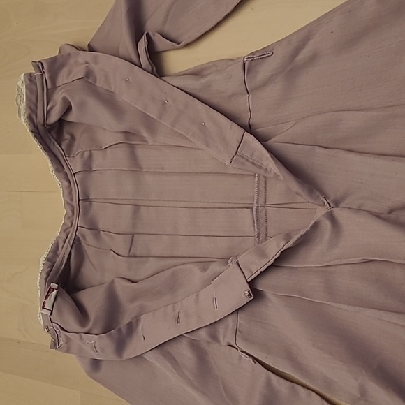 EUC VTG Nicole Dorissa Internation Girls Soft Lavender Pinafore Dress - Picture 12 of 17